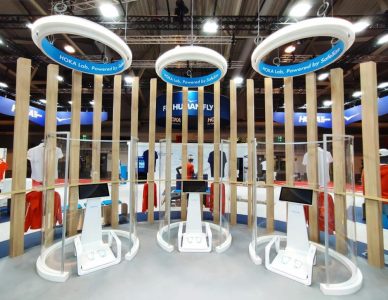 hoka event stand frankfurt marathon by extreme group