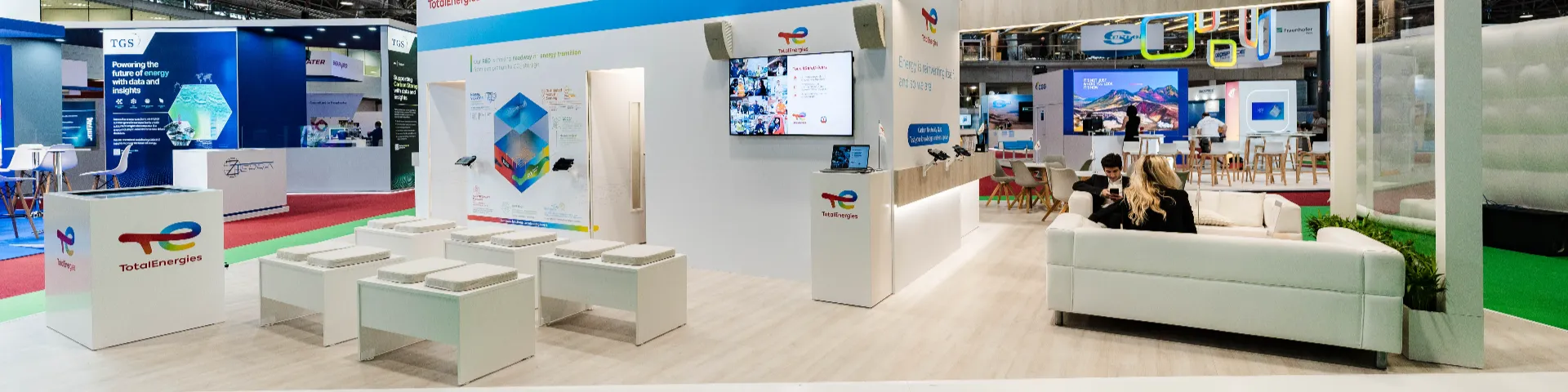 Total Energies Stand
